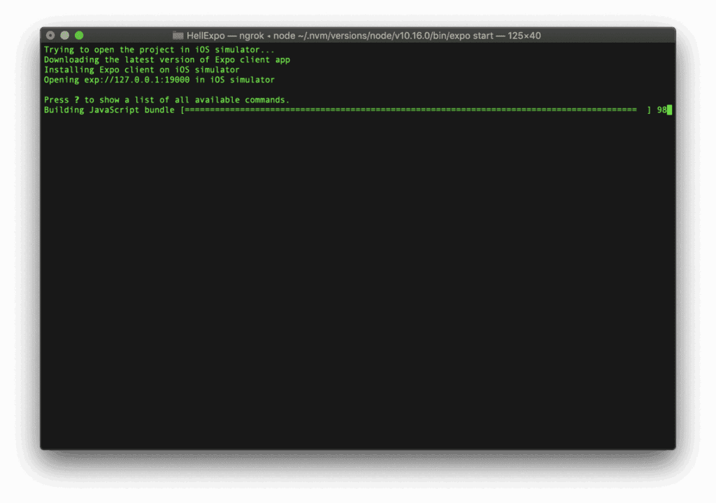 Expo - Running the app on iOS Simulator | LITSLINK Blog