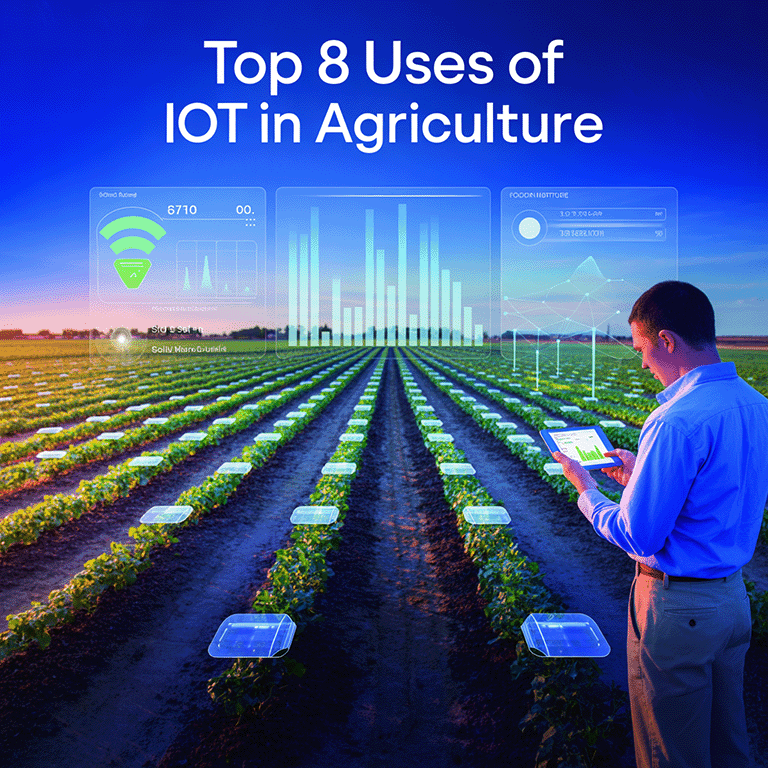 Top 8 Uses of IoT in Agriculture for Smarter Farming 2025